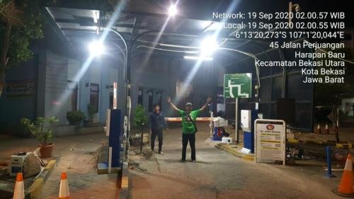Instalasi Parkir Project 20 - LED Sign Info Slot Parkir Kosong
